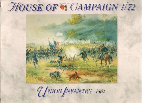 A Call to Arms Union Infantry – Soldados de plástico de la Guerra Civil Americana 1861 – 1/72