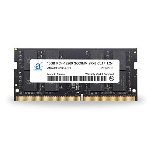 Adamanta - Memoria RAM de 16 GB (1 x 16 GB) compatible con Dell Alienware, Inspiron, Latitude, Optiplex, Precision, Vostro, XPS DDR4 2400 Mhz PC4-19200 DIMM SO2Rx8 CL17 1,2 V DRAM P/N SNP821PJC/16G