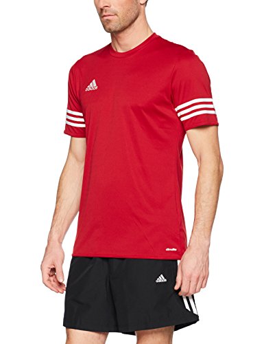 adidas Entrada 14 JSY, Camiseta para hombre, Rojo (University Red/White), L, F50485