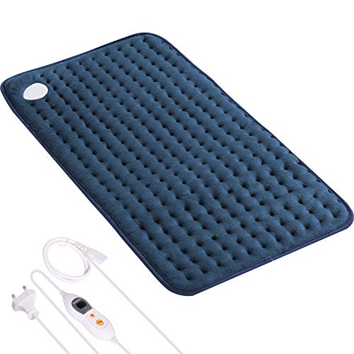Almohadilla Elèctrica de Calefacción MaxKare Función de Apagado Automático Configuración de Temperatura de 6 Engranajes el Calefactora Rápido Superficie Suave Manta Electrica 30 x 60cm Almohadilla Elèctrica de Calefacción MaxKare Función de Apagado Automático Configuración de Temperatura de 6 Engranajes el Calefactora Rápido Superficie Suave Manta Electrica 30 x 60cm