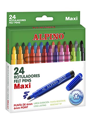 Alpino Maxi - Rotuladores, 24 unidades