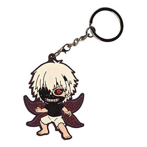 Anime Tokyo Ghoul Ken Kaneki - Llavero con Colgante de Figura de PVC Anime Tokyo Ghoul Ken Kaneki - Llavero con Colgante de Figura de PVC