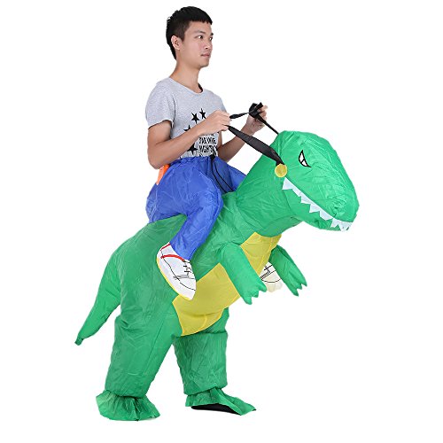 Anself - Disfraz Inflable de Dinosaurio para Fiesta/Halloween/Cospaly/Carnaval Anself - Disfraz Inflable de Dinosaurio para Fiesta/Halloween/Cospaly/Carnaval