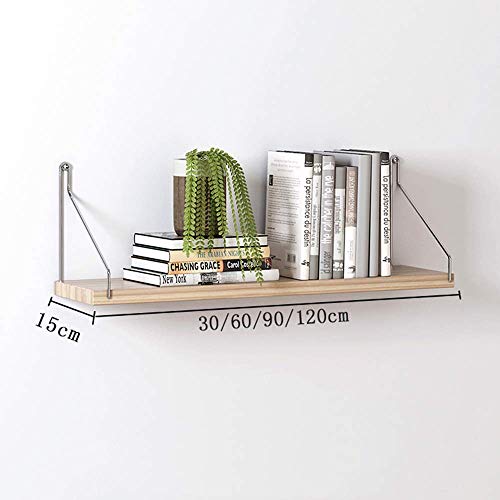 AOLI Estantes flotantes montados en la pared, soportes de estante, estante de madera montado en la pared, para sala/cocina/oficina/sala hogar D Eacute; Cor/computadora escritorio,madera colo AOLI Estantes flotantes montados en la pared, soportes de estante, estante de madera montado en la pared, para sala/cocina/oficina/sala hogar D Eacute; Cor/computadora escritorio,madera colo