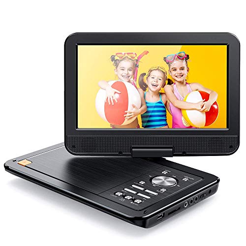 APEMAN 12.5” Reproductor de DVD Portátil para el Coche 10.5”Reproductor DVD con Pantalla Giratoria Soporta Tarjeta SD/USB/CD/DVD Batería Recargable con Mando a Distancia APEMAN 12.5” Reproductor de DVD Portátil para el Coche 10.5”Reproductor DVD con Pantalla Giratoria Soporta Tarjeta SD/USB/CD/DVD Batería Recargable con Mando a Distancia
