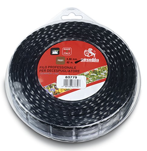 AUSONIA - 83780 HILO CABLE PARA DESBROZADORA PROFESIONAL VERTIGO EN BLÍSTER DE 3,0 MM X 75 METROS