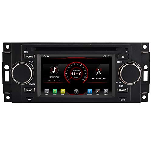 autosion Unidad principal de Android 9.0 Radio de coche reproductor de DVD GPS navegación estéreo para Chrysler 300 C Jeep Commander Dodge Ram Caliber
