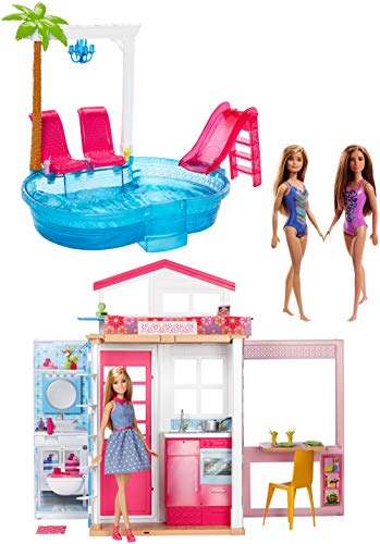 Barbie fxn66 Big Box buildup Pool Party, Azul