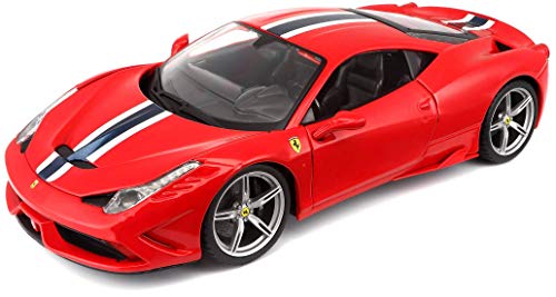 Bburago - 1/18 Ferrari Race & Play 458 Speciale, color rojo (18-16002) , color/modelo surtido