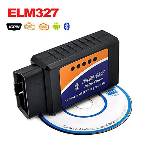 Bosmutus ELM 327 Bluetooth OBD 2 Scanner, OBD II Diagnostic Reader for Android Symbian, OBD2 Diesel Bluetooth Adaptor for All Cars and Trucks