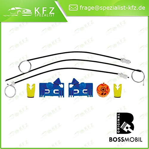 Bossmobil LAGUNA (BG0/1_), LAGUNA 2 II Grandtour (KG0/1_), Delantero izquierdo, kit de reparación de elevalunas eléctricos