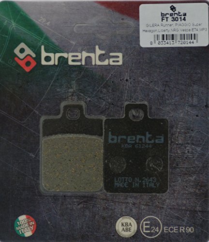 Brenta FT 3014 - Pastillas de freno orgánicas para moto, juego de 2