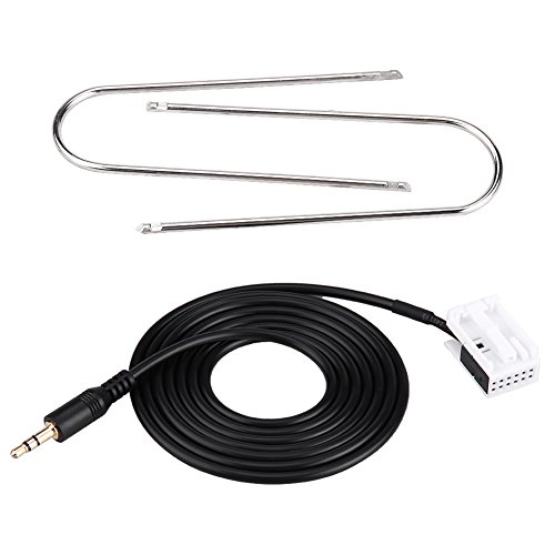 Cable AUX de audio para el automóvil, Cable auxiliar de audio para automóvil con herramientas de extracción de radio para 307 308 407 C2 C5 RD4 Cable AUX de audio para el automóvil, Cable auxiliar de audio para automóvil con herramientas de extracción de radio para 307 308 407 C2 C5 RD4