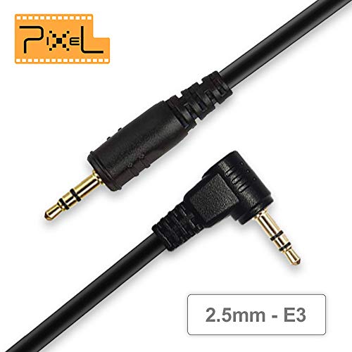 Cable Disparador Remoto de Cámara 2,5mm-E3 Cable del Obturador Conexión de Disparador Compatible con Canon