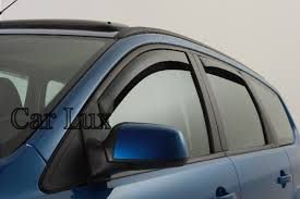 Car Lux AR03537 - Derivabrisas Deflectores de Viento Delanteros y Traseros para 4 ventanillas