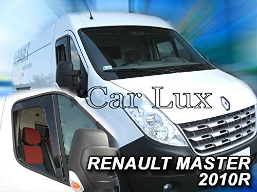 Car Lux AR04809 - Derivabrisas Deflectores de Viento Delanteros para Master Desde 2010-