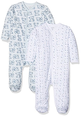 Care Pijama para Bebé Niño, Pack de 2 Blau (Light blue 700) 4 años (Talla del fabricante: 104)