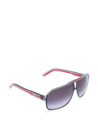 Carrera Grand Prix 2 9O T4O Gafas de sol, Negro (Bkcr Bkwhred/Dark Grey Sf), 64 Unisex Adulto