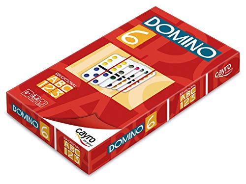 Cayro - Dominó Colores Doble 6 - Juego Tradicional - Juego de Mesa - Desarrollo de Habilidades cognitivas y lógico matemáticas - Juego de Mesa (246)