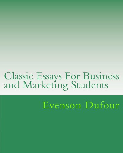 Classic Essays For  Business and Marketing Students (English Edition)