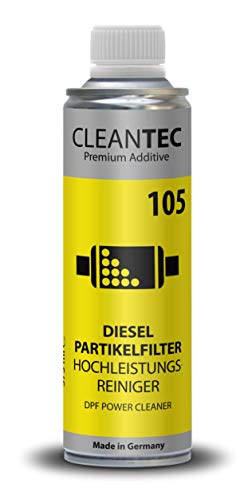 CleanTEC DPF Power Clean - Limpiador de alto rendimiento para filtro de partículas diésel 375 ml 105