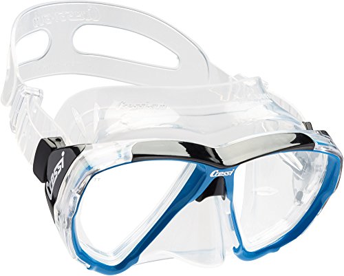 Cressi Big Eyes - Gafas de Buceo, Color Transparente/Azul Claro