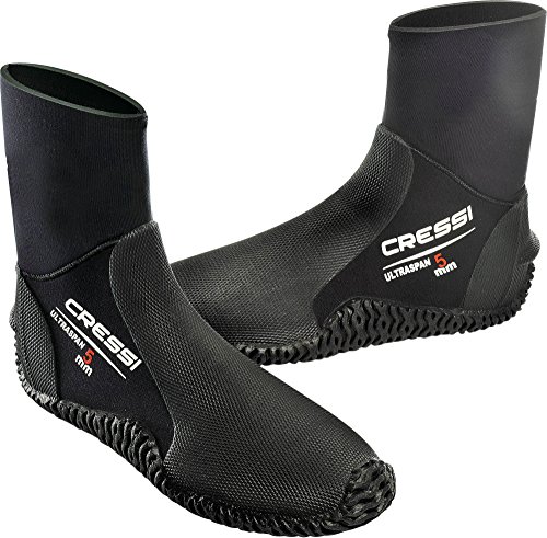Cressi Ultra Span Boot -  Escarpines sin Cremallera en Neopreno Ultra Span 5 mm, L