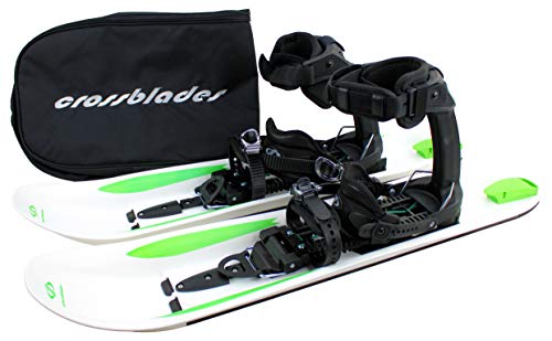 Crossblades - Raquetas de nieve Softboot, sistema de esquí de travesía, incluye placa y funda