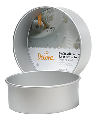 Decora 0062613 Molde PROFESSIONALE Aluminio ANODIZADO Circular Ø CM 25 X 10 H Decora 0062613 Molde PROFESSIONALE Aluminio ANODIZADO Circular Ø CM 25 X 10 H