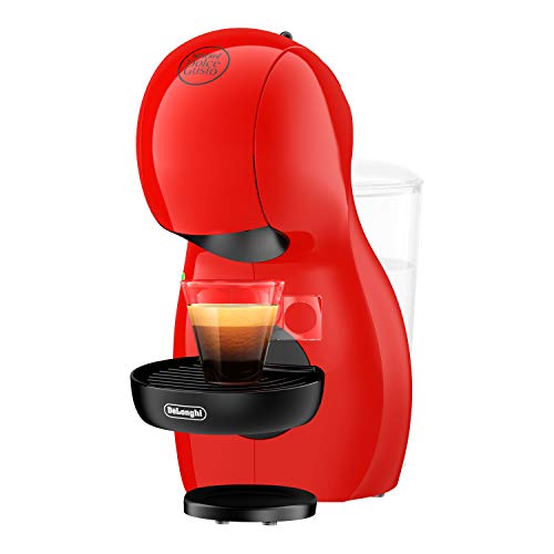 De'Longhi Dolce Gusto Piccolo XS EDG210.R - Cafetera de cápsulas, 15 bares de presión, diseño compacto, color rojo