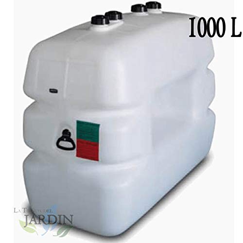 DEPOSITO GASOLEO GASOLINA GASOIL 1000 LITROS HOMOLOGADO rectangular. Largo 137 cm, Ancho 66 cm, Alto 140 cm