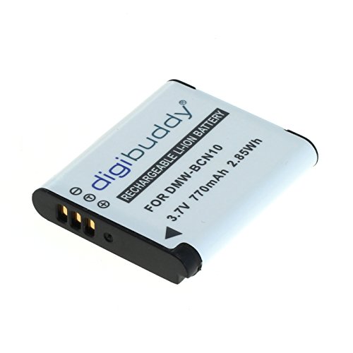 digibuddy 8008164 batería para Panasonic DMW-BCN10 Li-Ion Negro