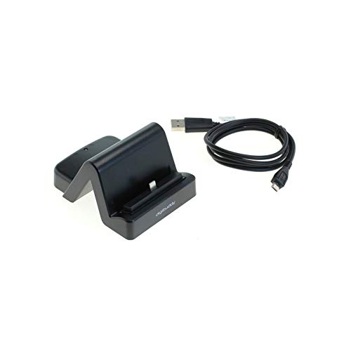 digibuddy 98398013133 - Base de carga USB compatible con iPhone y iPad, color negro