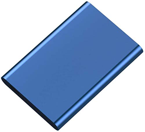 Disco Duro Externo Caddy 2,5 Pulgadas SATA SSD HDD 160 GB, 250 GB, 320 GB, 500 GB, 1 TB, 2 TB Disco Duro Externo para PC y Mac Disco Duro Externo portátil PS4 (Azul),500Go