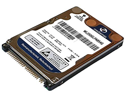 Disco duro interno de 250 GB IDE MEDIMAX 2,5 pulgadas UDMA-133 P-ATA 8 MB