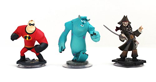 Disney Infinity Characters Jack Sparrow Mr Incredible, Monster Inc Sully Wii PS3 XBOX360 by Disney Infinity