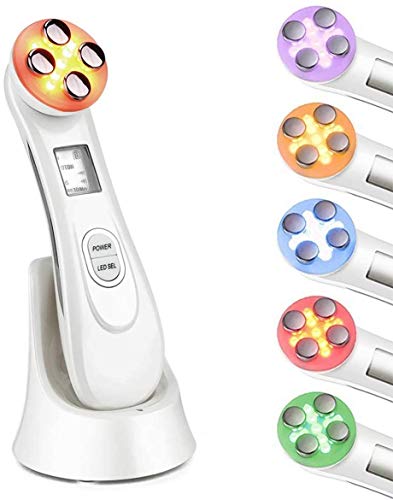 Dispositivo de belleza ultrasónico, Máquina facial antienvejecimiento de alta frecuencia, Máquina de belleza para el cuidado de la piel 5 en 1 Dispositivo de belleza ultrasónico, Máquina facial antienvejecimiento de alta frecuencia, Máquina de belleza para el cuidado de la piel 5 en 1