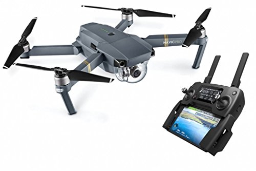 DJI Mavic Pro - Dron cuadricóptero (4 k/30 fps, 12mpx, 65 km/h, 27 minutos) color negro