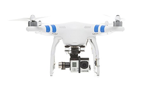 DJI Phantom 2, Drone Cuadricóptero, 2.4 GHz, Edition con cardán de 3 Ejes Zenmuse H3 – 3D