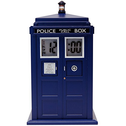 Doctor Who Zeon - Despertador proyector, diseño de Tardis Doctor Who Zeon - Despertador proyector, diseño de Tardis