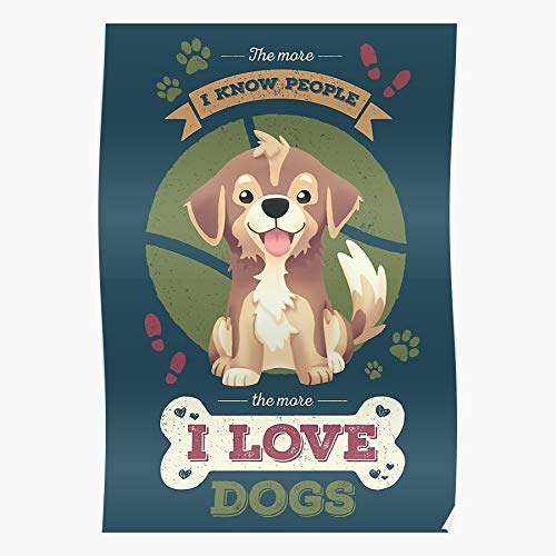 Dog Pet Mutt Doglover Pup Breed Puppy Dogs El mejor y más nuevo póster para la sala de decoración del hogar de arte de pared