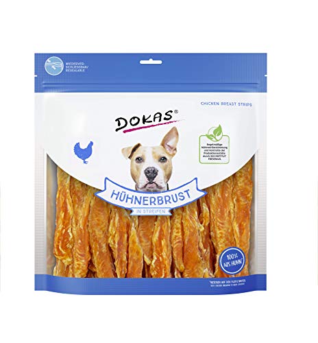 Dokas - Snack Premium sin Cereales en Tiras para Perros - Ideal para Entretiempo