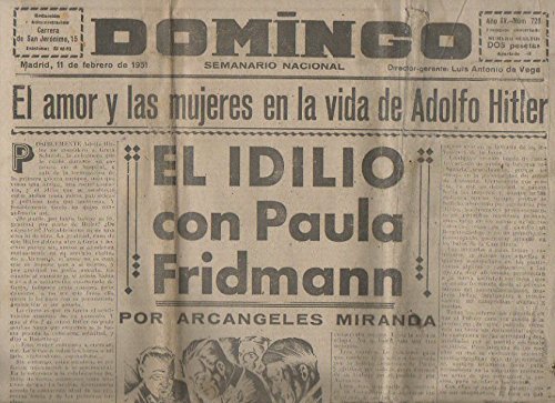 DOMINGO. SEMANARIO NACIONAL. AÑO XV. N. 729. MADRID, 11 DE FEBRERO DE 1951.