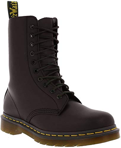 Dr. Martens 1490Z Smooth Black, Botas Militares Unisex, Negros, 42 EU