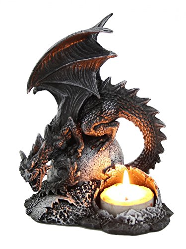 Dragón portavelas Dragon Figura Candelabro Gótico Dragón