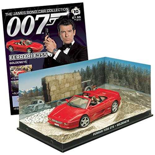 Eaglemoss 007 James Bond Car Collection Nº 10 Ferrari F355 (Goldeneye)