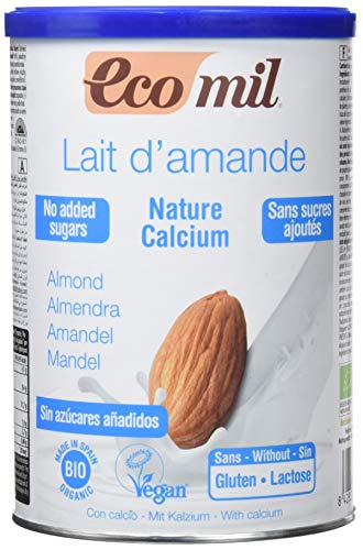 EcoMil Nature, Bebida de almendra Sin Azúcares Añadidos (Calcio) - 400 gr.