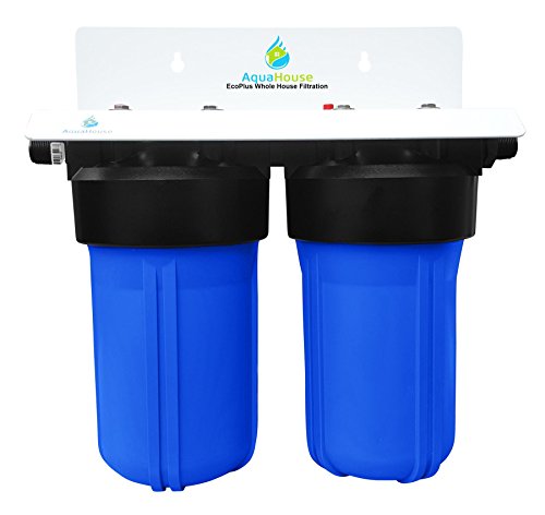 EcoPlus Sistema de filtrado de agua para todo el hogar y descalcificador de agua sin sal, efectividad probada del 99.6%, prevención de óxido