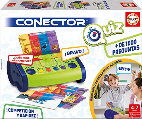Educa Borrás- Conector Quizz, Juego Preguntas-respuestas electrónico (17437) Educa Borrás- Conector Quizz, Juego Preguntas-respuestas electrónico (17437)