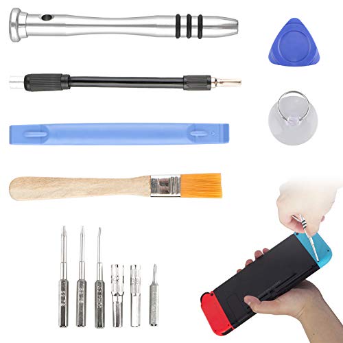 EEEKit Juego de Destornilladores Repair Full Pry Tools para Nintendo Switch Gameboy Joy-con EEEKit Juego de Destornilladores Repair Full Pry Tools para Nintendo Switch Gameboy Joy-con